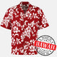 Hawaii Bloemen Rood, foute kersttrui