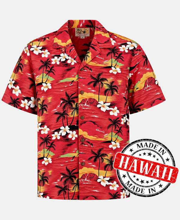 Tropisches Hawaii Rot