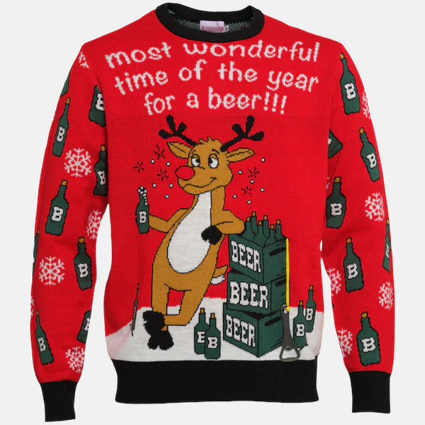 Weihnachtspullover Most Wonderful Time for a Beer