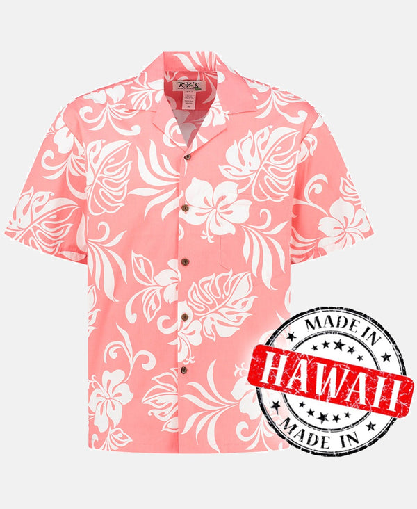 Hawaiihemd Ferien-Flair Rosa