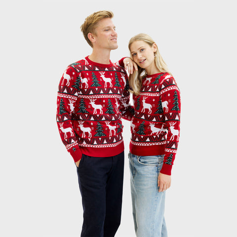 Weihnachtspullover Weihnachtsrot