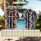 Hawaii shirt Haleiwa Paars, maattabel