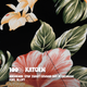 Hawaii shirt Hibiscus Zwart, 100% katoen