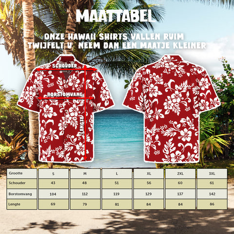 Hawaii Bloemen Rood