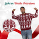 Weihnachtspullover Gemütliches Weihnachts-Bordeauxrot