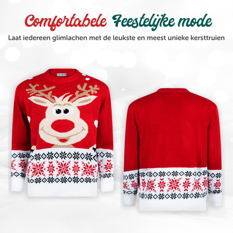 Weihnachtspullover Rudolf