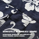 Hergestellt in Honolulu (Hawaii): Hawaiihemd Hawaii Blumen Blau