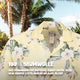 100% Baumwolle: Hawaiihemd Hibiskus Gelb
