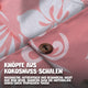 Knöpfe aus Kokosnuss-Schalen: Hawaiihemd Ferien-Flair Rosa im Detail