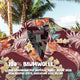 100% Baumwolle: Hawaiihemd Tropische Oase Bordeaux