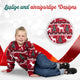 Lustige und einzigartige Designs: Weihnachtspullover Gemütliches Weihnachtsrot für Kinder im Detail