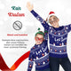 Kein Kratzen: weicher Weihnachtspullover Let it Snow für Kinder