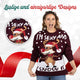 Lustige und einzigartige Designs: Weihnachtspullover I'm Sexy & I Snow it im Detail