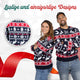 Lustige und einzigartige Designs: Weihnachtspullover Traditionell & Gemütlich im Detail