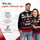 Für den perfekten Weihnachts-Look: Weihnachtspullover Merry Christmas Ya Filthy Animal, für die Waschmaschine geeignet, bei 40 Grad waschen