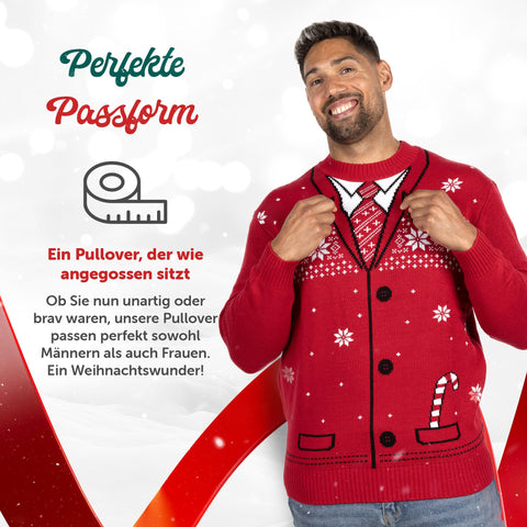 Perfekte Passform: Weihnachtspullover Schick & Klassisch für Damen und Herren