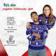 Für den perfekten Weihnachts-Look: Weihnachtspullover Let it Snow, für die Waschmaschine geeignet, bei 40 Grad waschen