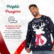 Perfekte Passform: Weihnachtspullover Oh Deer It's Christmas für Damen und Herren