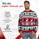 Für den perfekten Weihnachts-Look: Weihnachtspullover Bunt & Gemütlich, für die Waschmaschine geeignet, bei 40 Grad waschen