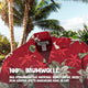 100% Baumwolle: Hawaiihemd Hibiskus Rot