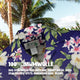 100% Baumwolle: Hawaiihemd Tropisches Lila
