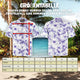 Größentabelle Hawaiihemd Maui Lavendel