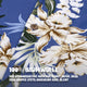 100% Baumwolle: Hawaiihemd Lanikai Blau