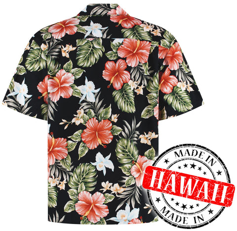 Hibiscus Zwart achterkant