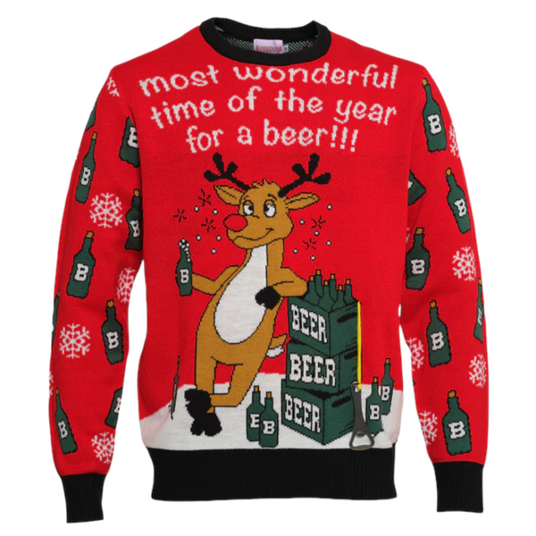Weihnachtspullover Most Wonderful Time for a Beer